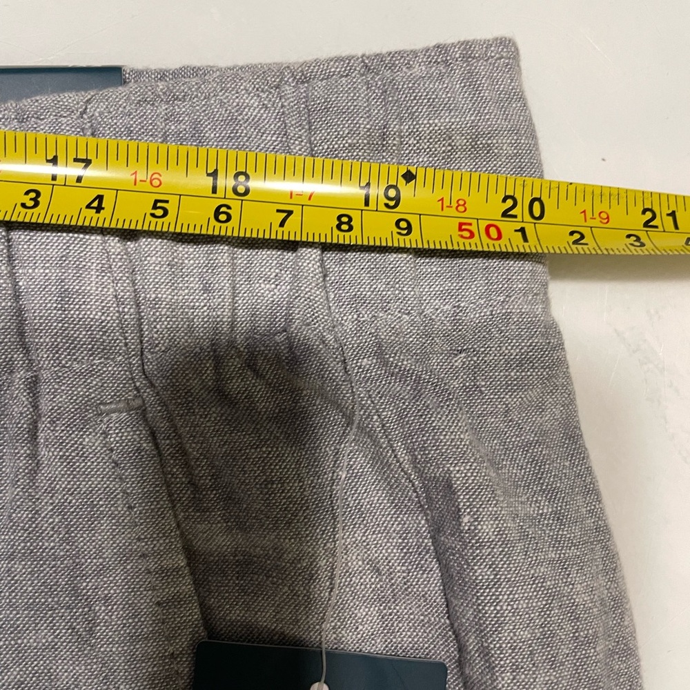 Perry Ellis Linen‎ Blend Drawstring Shorts, Gray, XXL - New With Tags - Picture 8 of 8